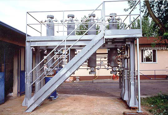 SIHAP® Unit, specially designed for storage and refining of hydrocarbon aerosol propellant (HAP) up to cosmetic grade.